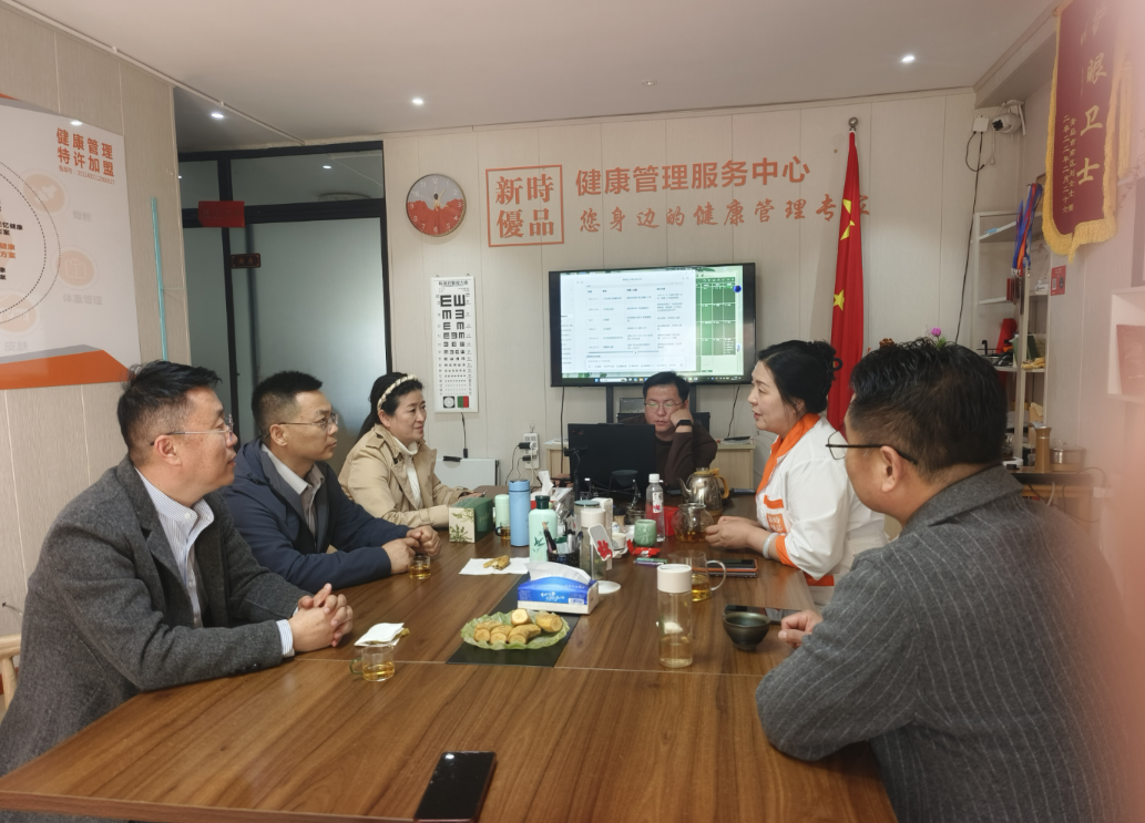 中国老兵创业网山东创业中心领导一行赴社区服务站开展学习指导工作